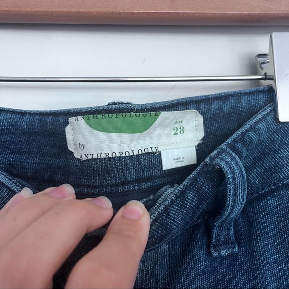 Anthropologie Wide Leg Cotton Trouser Jeans Women’s Size 28 - Picture 7 of 9